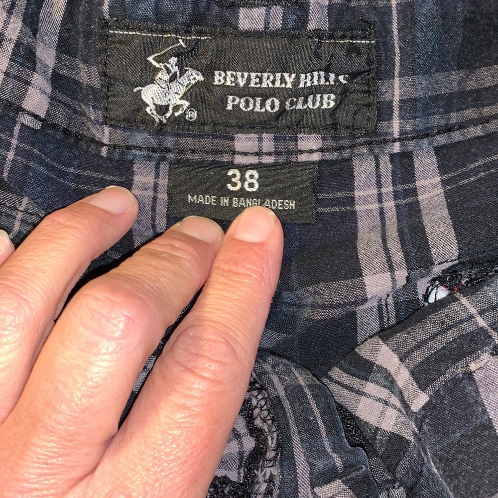Beverly Hills polo club plaid shorts - Picture 4 of 5